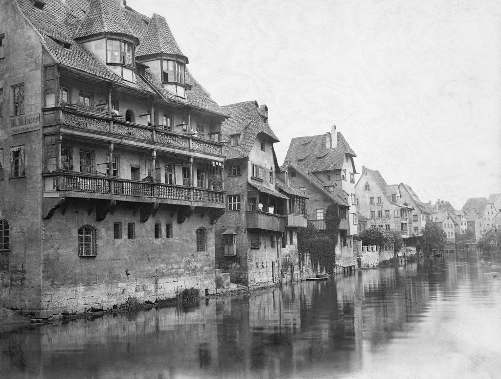 Detail of Old Houses in Nuremberg by Anonymous