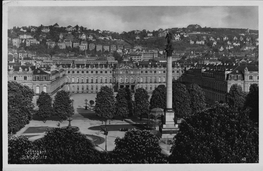 Detail of A View of Schlossplatz by Anonymous