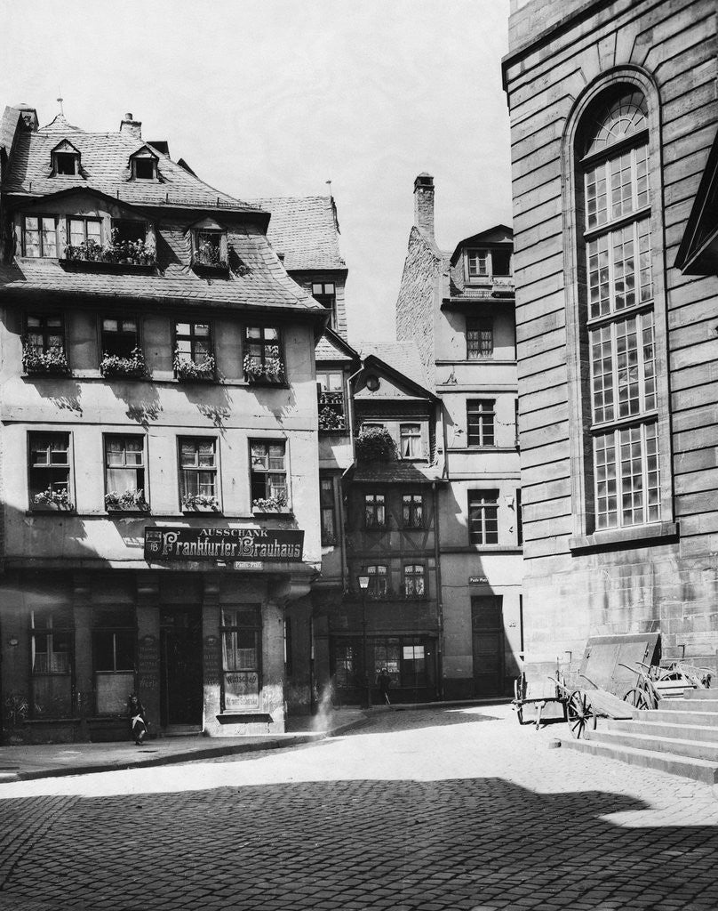 Detail of Frankfurt Old Town by Anonymous