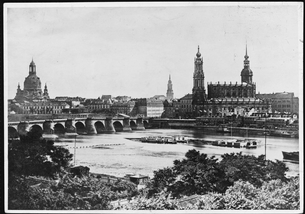 Detail of A View of Dresden by Anonymous