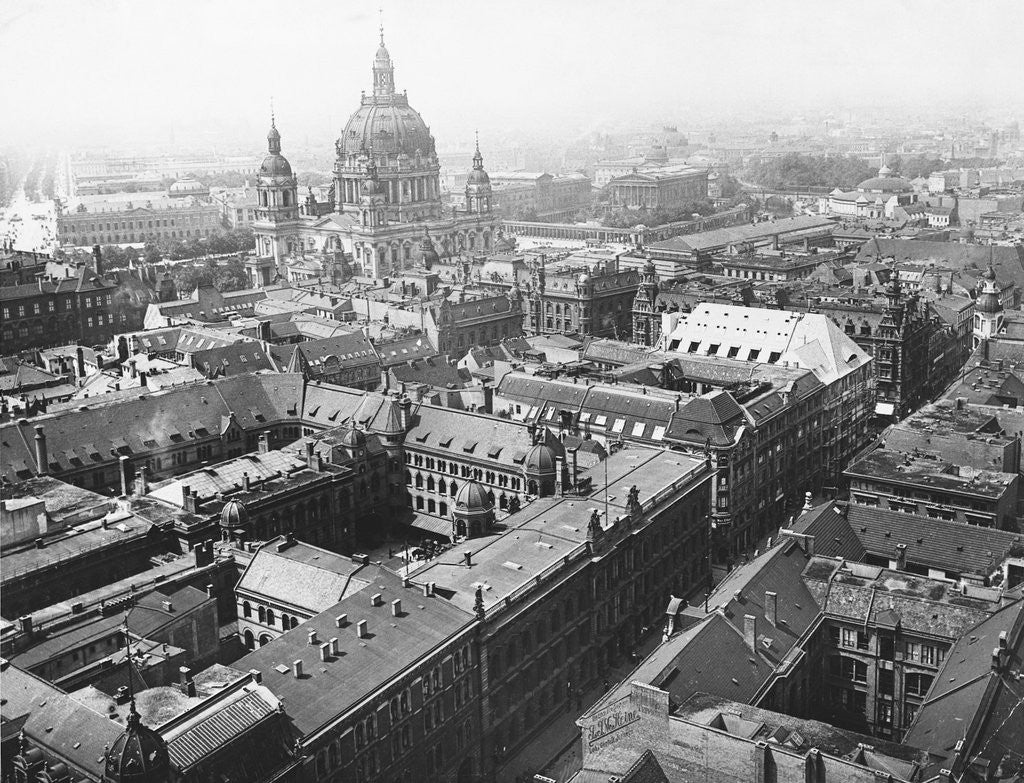 Detail of The Domed Cathedral in Berlin by Anonymous