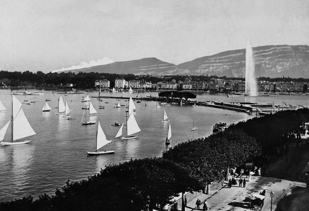 Detail of A View of Geneva by Corbis