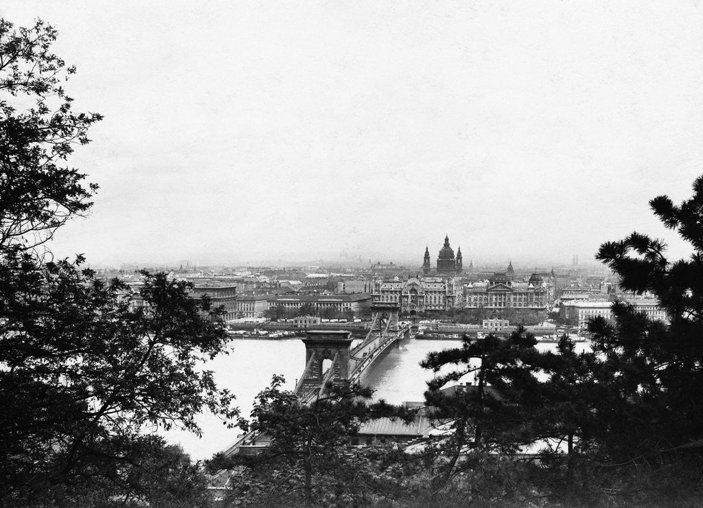 Detail of View of the Chain Bridge by Anonymous