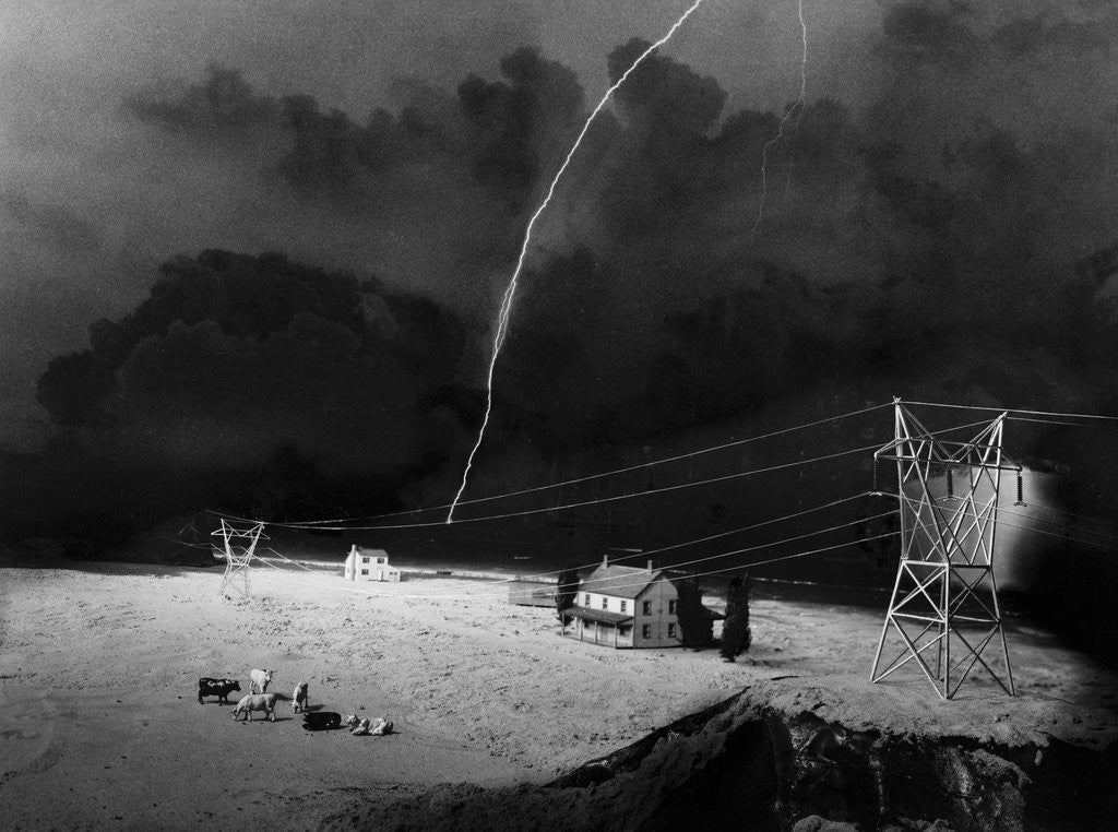 Detail of Experimenting with Lightning by Anonymous