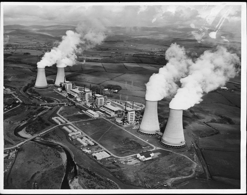 Detail of Calder Hall Power Station by Corbis