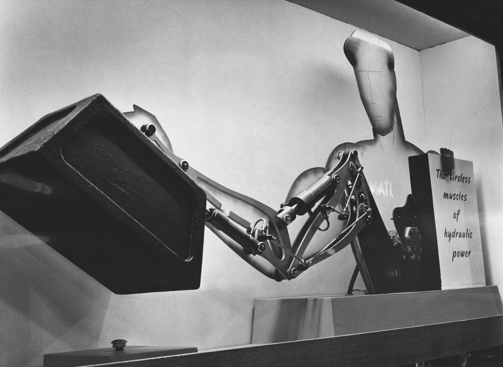 Detail of Mechanical Handling Exhibition: An Advertisement For The Exhibition by Anonymous