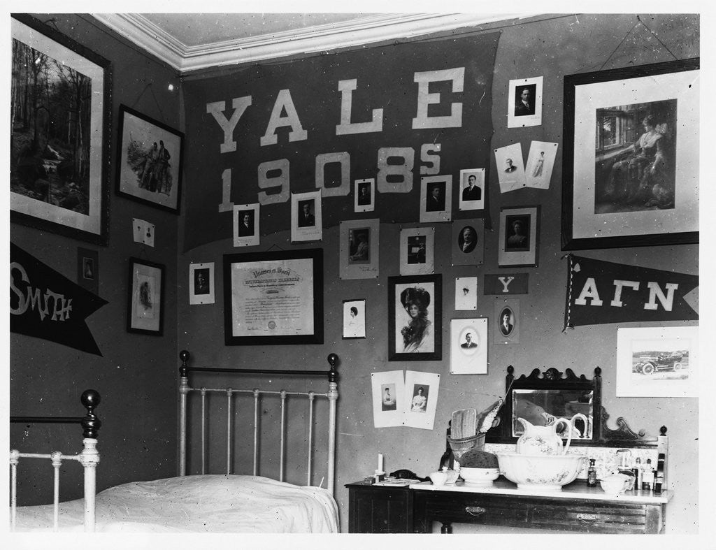 Detail of Yale University Bedroom by Corbis