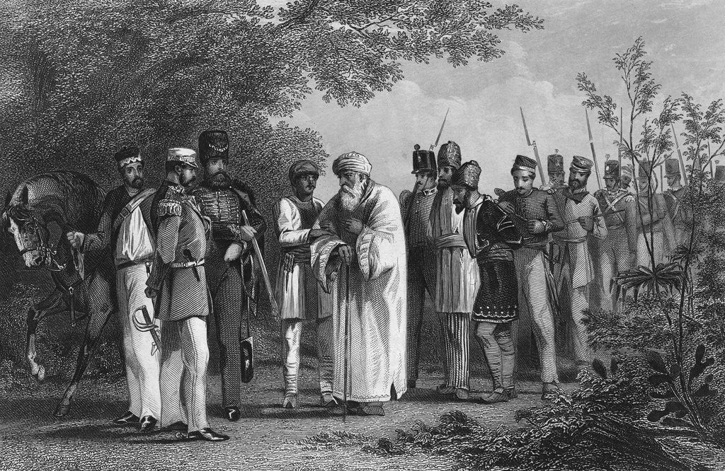Detail of Capture of the King of Delhi by Anonymous