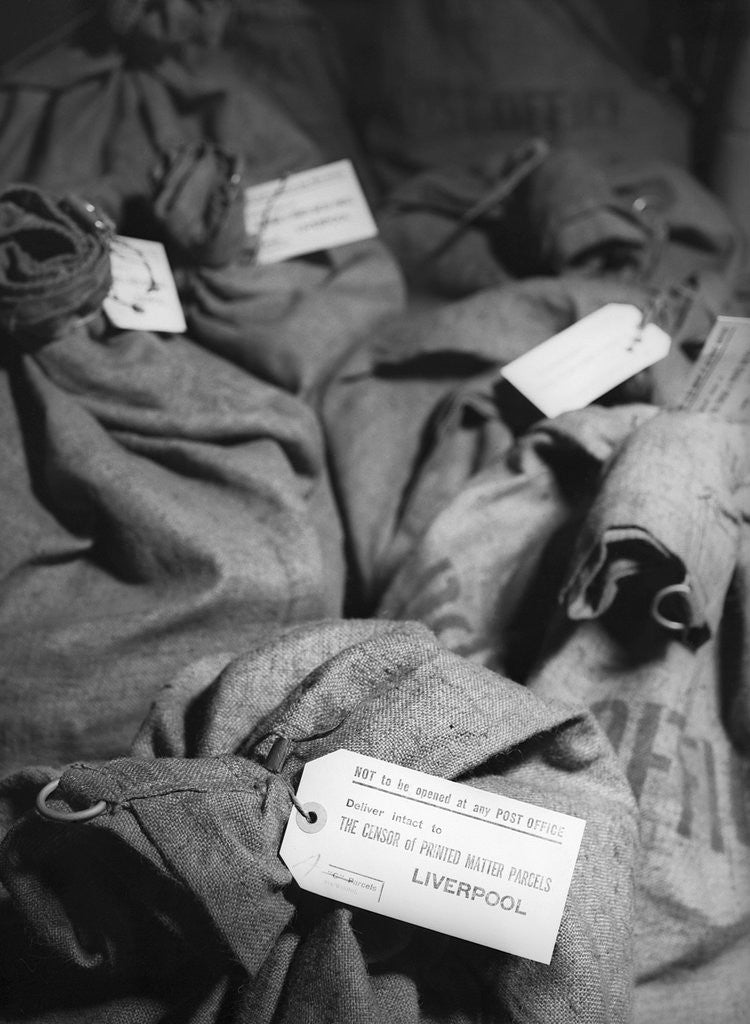 Detail of Bags of Censored Wartime Mail by Anonymous