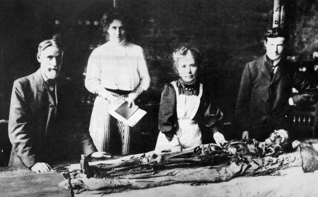 Detail of Unwrapping a Mummy by Anonymous