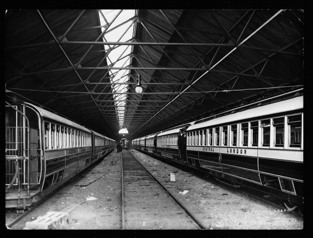 Detail of Railway Carriages by Anonymous