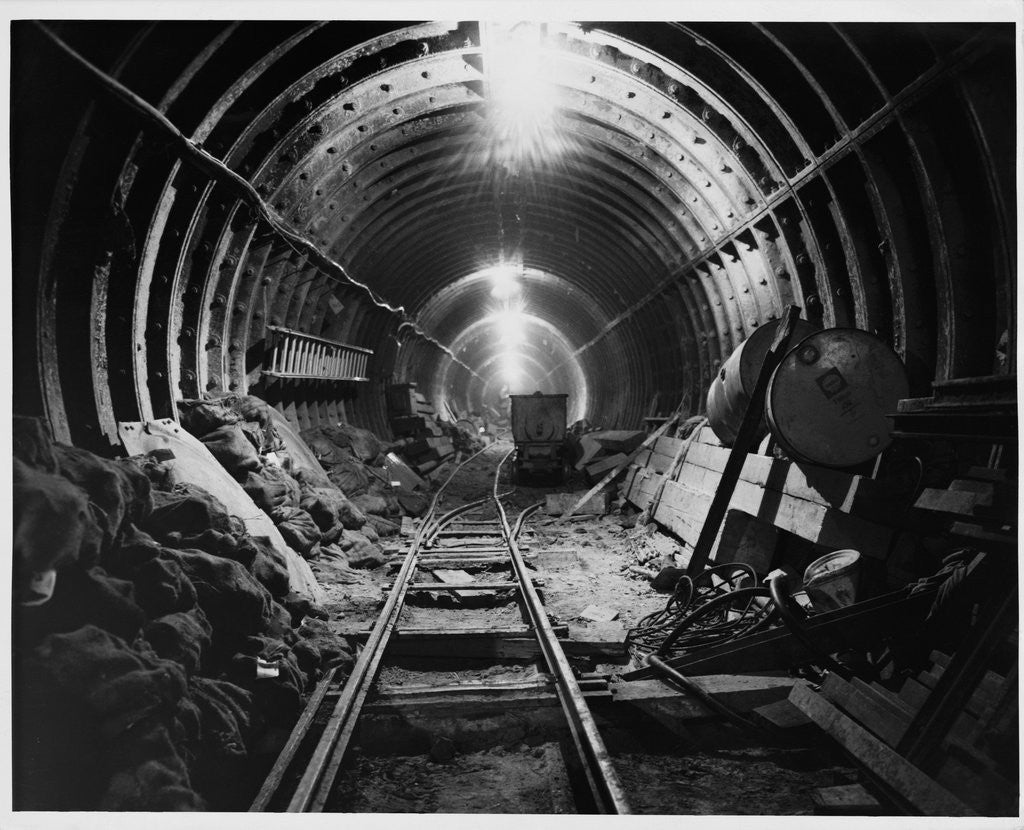 Detail of Subway Tunnel Under Oxford Circus by Anonymous