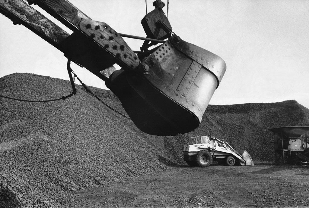 Detail of Gas Works Digging Machine by Anonymous