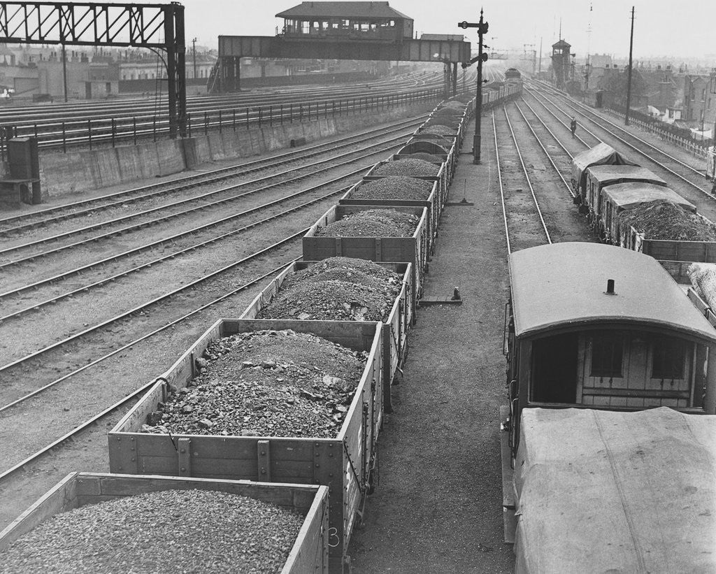Detail of Freight Car Carrying Coal by Anonymous