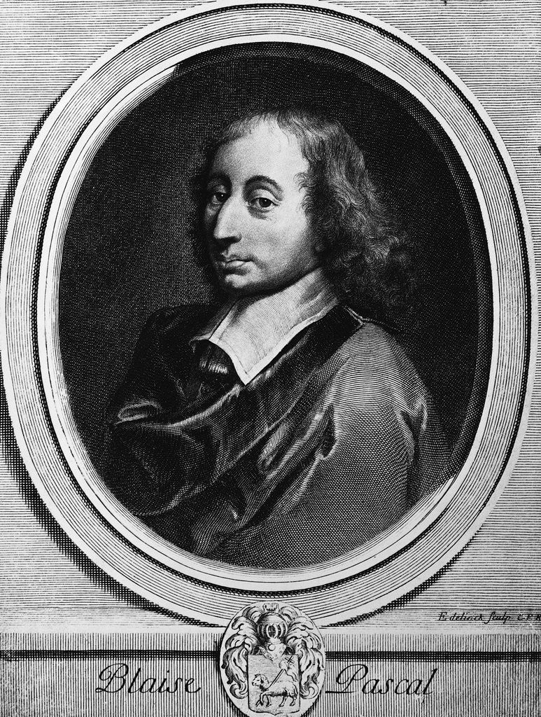 Detail of Blaise Pascal by Anonymous