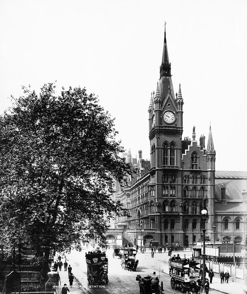 Detail of St. Pancras Railway Station by Anonymous