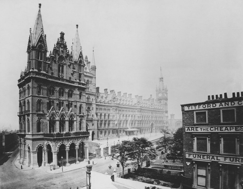Detail of St. Pancras Station by Anonymous