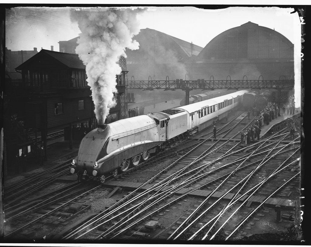 Detail of Silver Link Train Leaves King's Cross Station by Anonymous