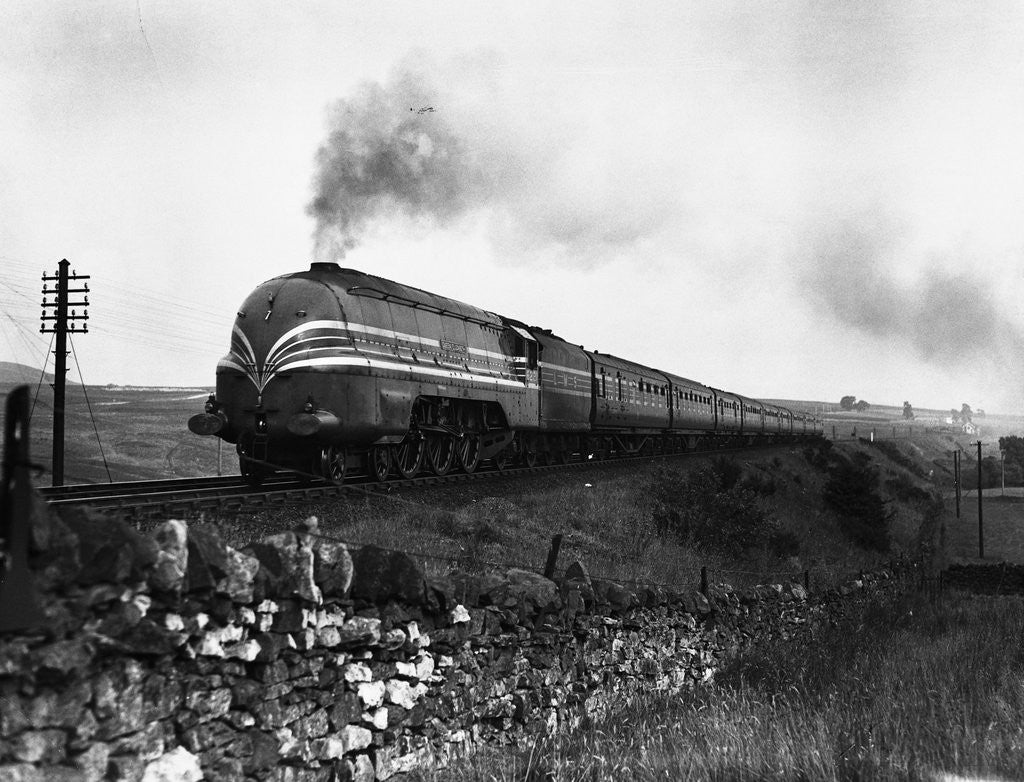 Detail of Queen Elizabeth Locomotive by Anonymous