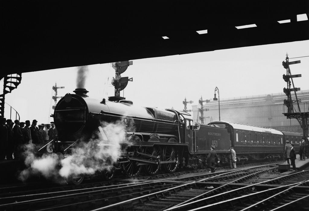 Detail of Steam Locomotive Lord Nelson by Anonymous