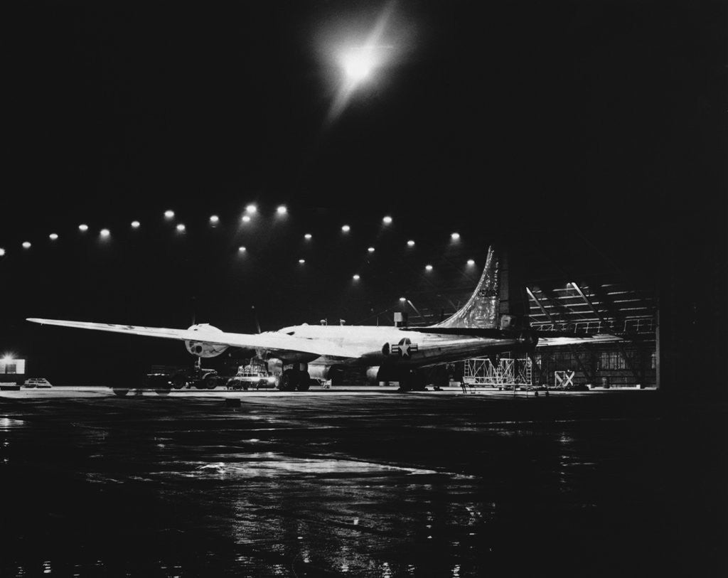 Detail of Getting a B-29 Ready for a Raid on Korea by Anonymous