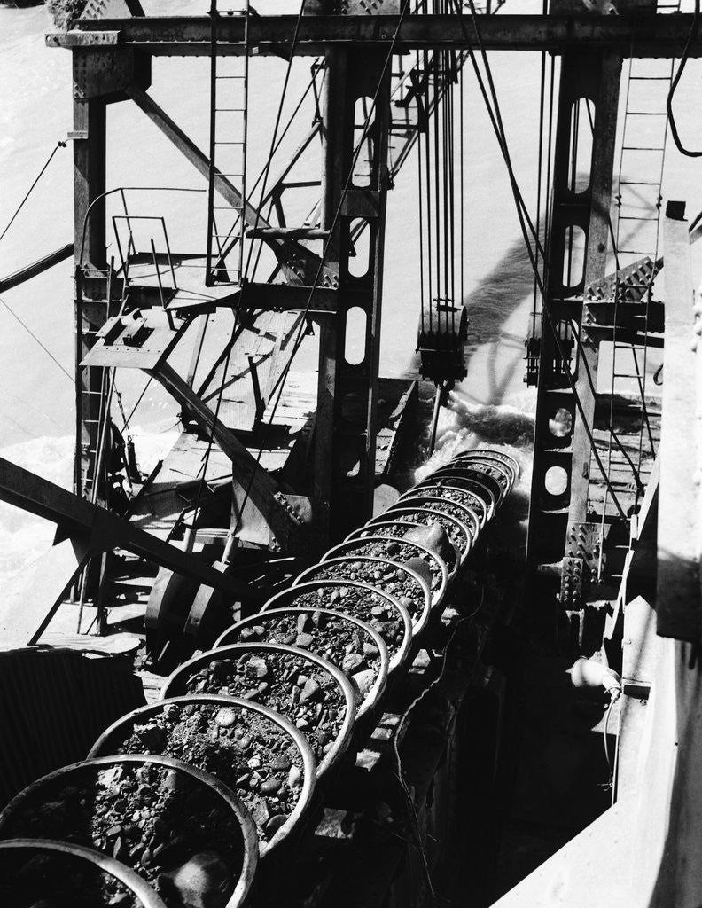 Detail of Colombia - Emerald Mine Industry. by Anonymous