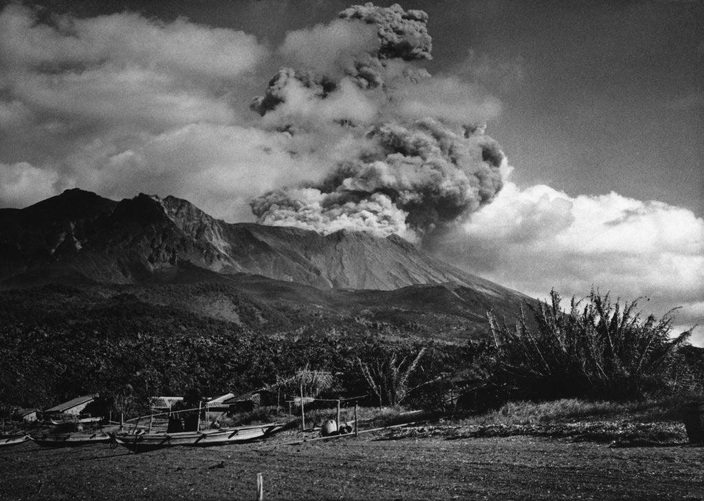 Detail of Sakurajima Erupts by Anonymous