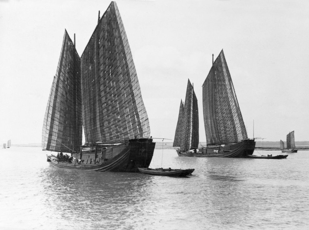 Detail of Junks on the Yangtze River by Anonymous