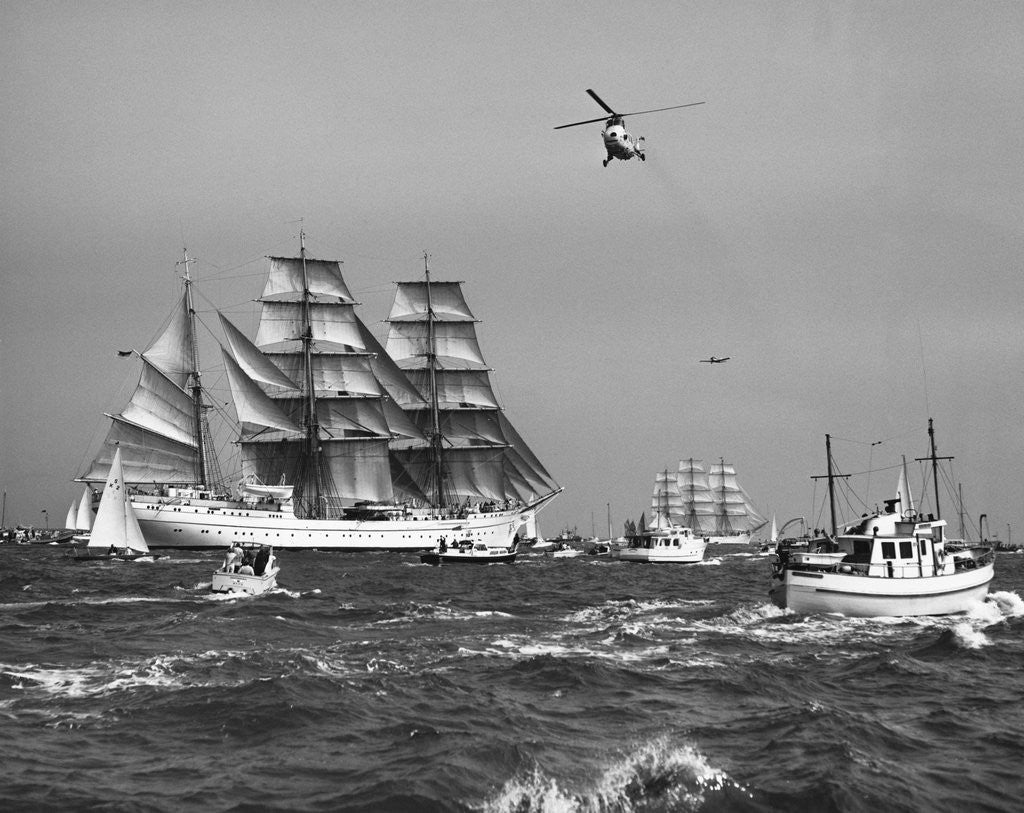 Detail of Tall Ships Race, Cowes by Anonymous