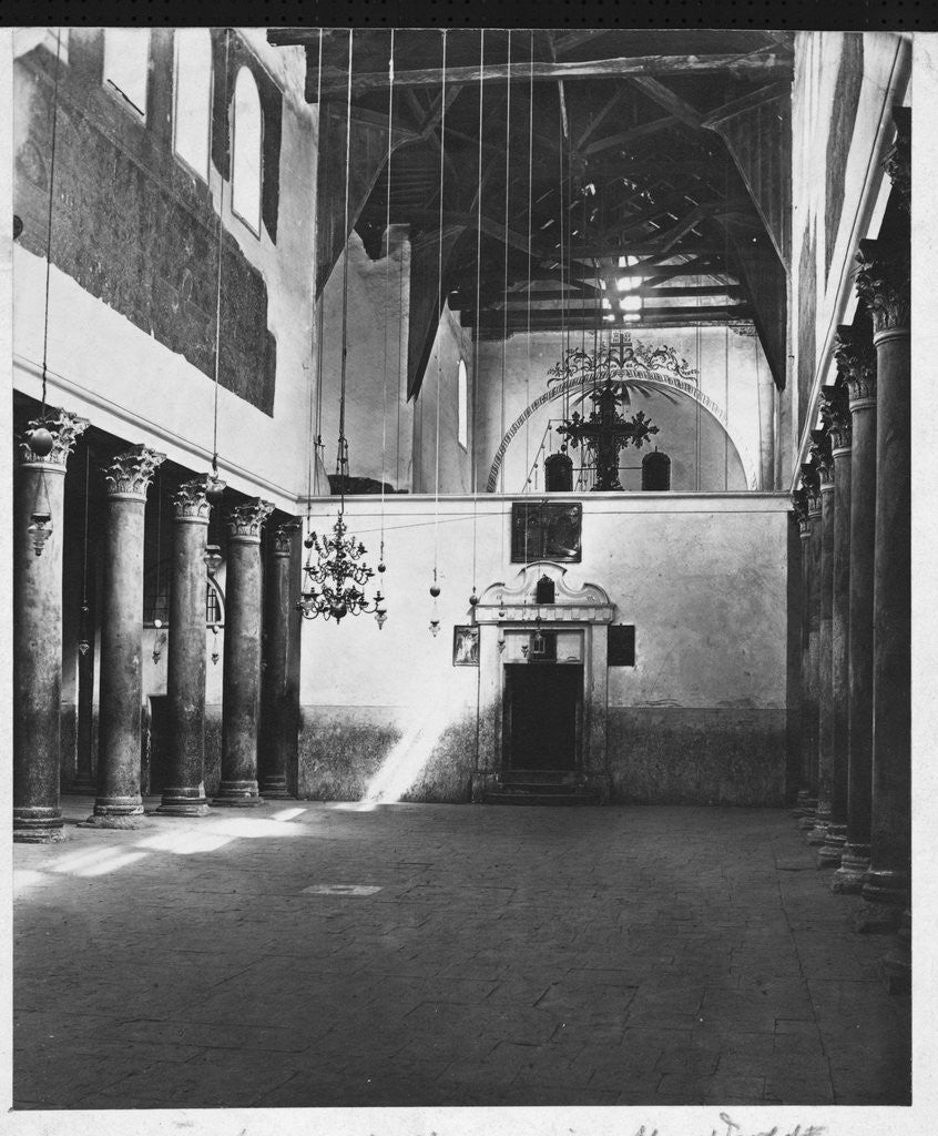 Detail of Interior of the Church of the Nativity by Anonymous