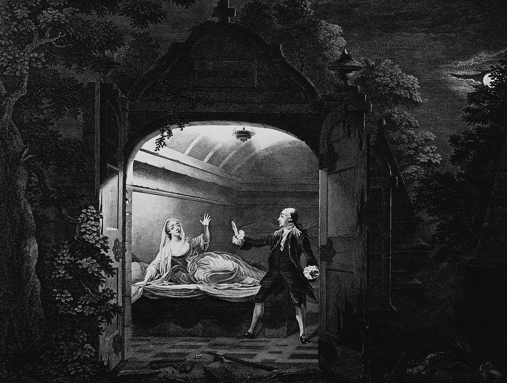 Detail of David Garrick as Romeo by Anonymous
