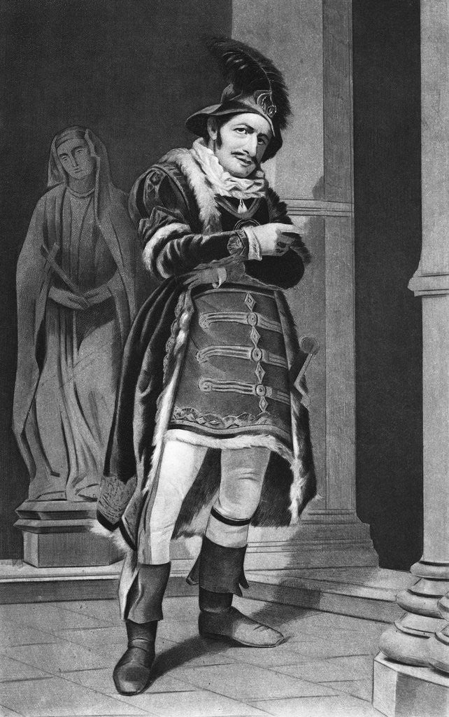 Detail of Cooke as Richard III by Anonymous