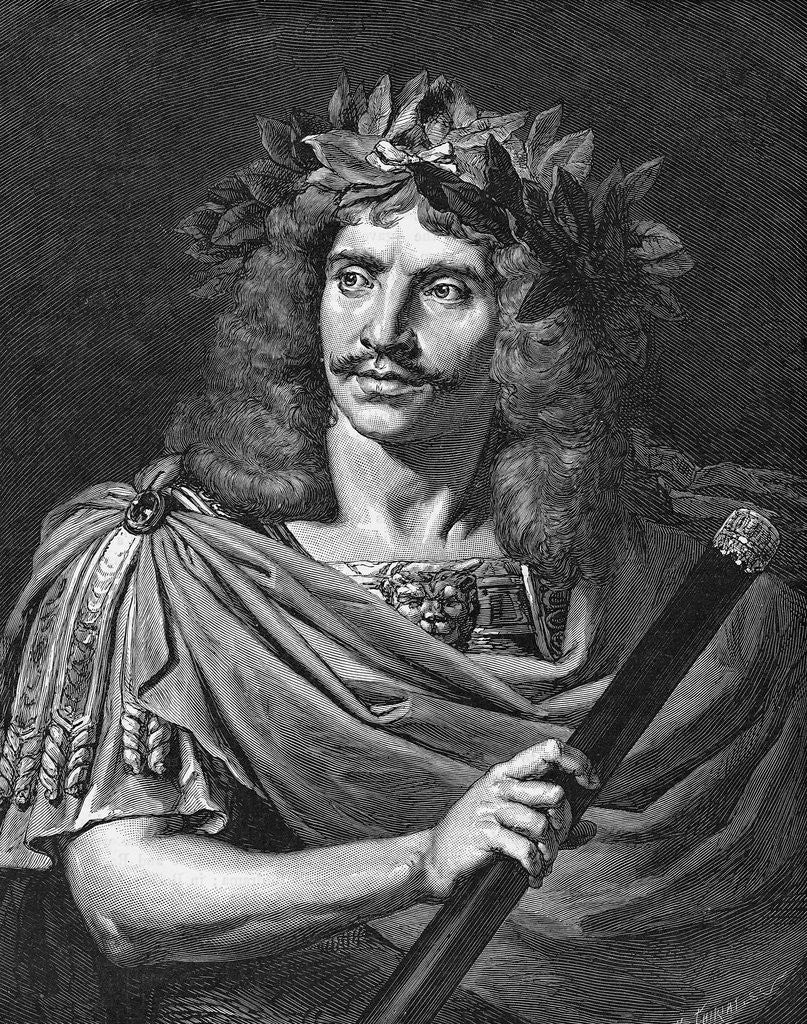 Moliere as Julius Caesar by Corbis