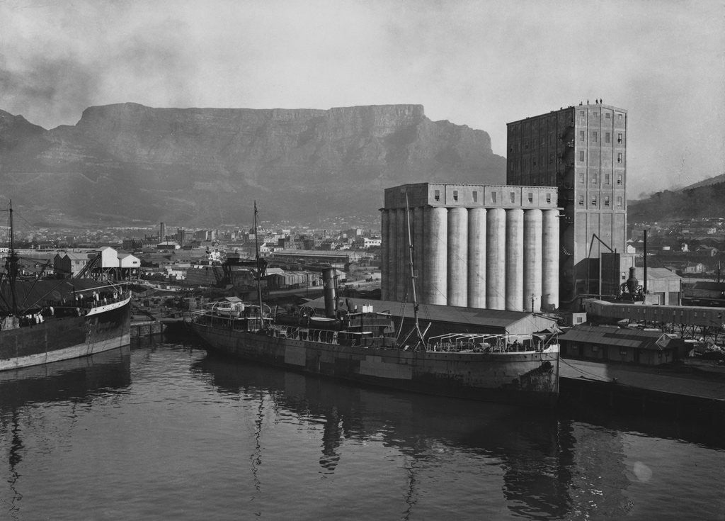 Detail of Cape Town Docks by Anonymous
