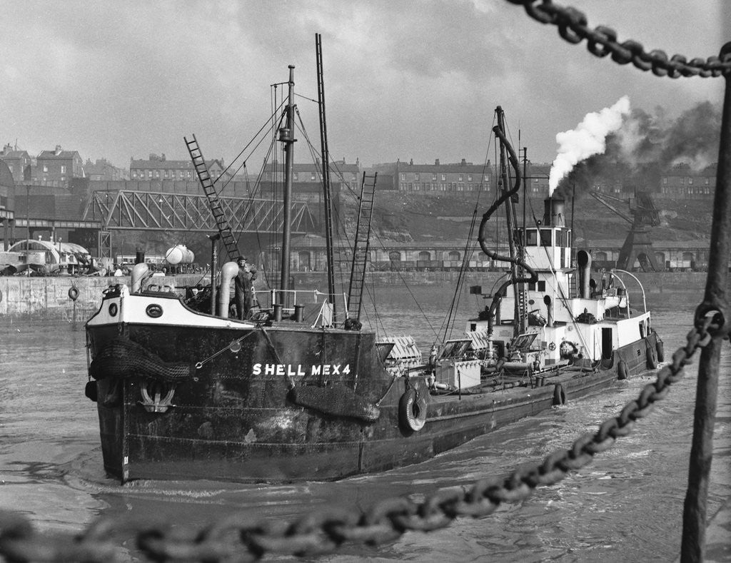Detail of Tanker Leaves Liverpool Docks by Anonymous
