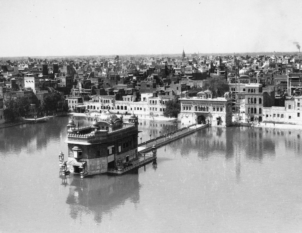 Detail of Golden Temple at Amritsar by Anonymous