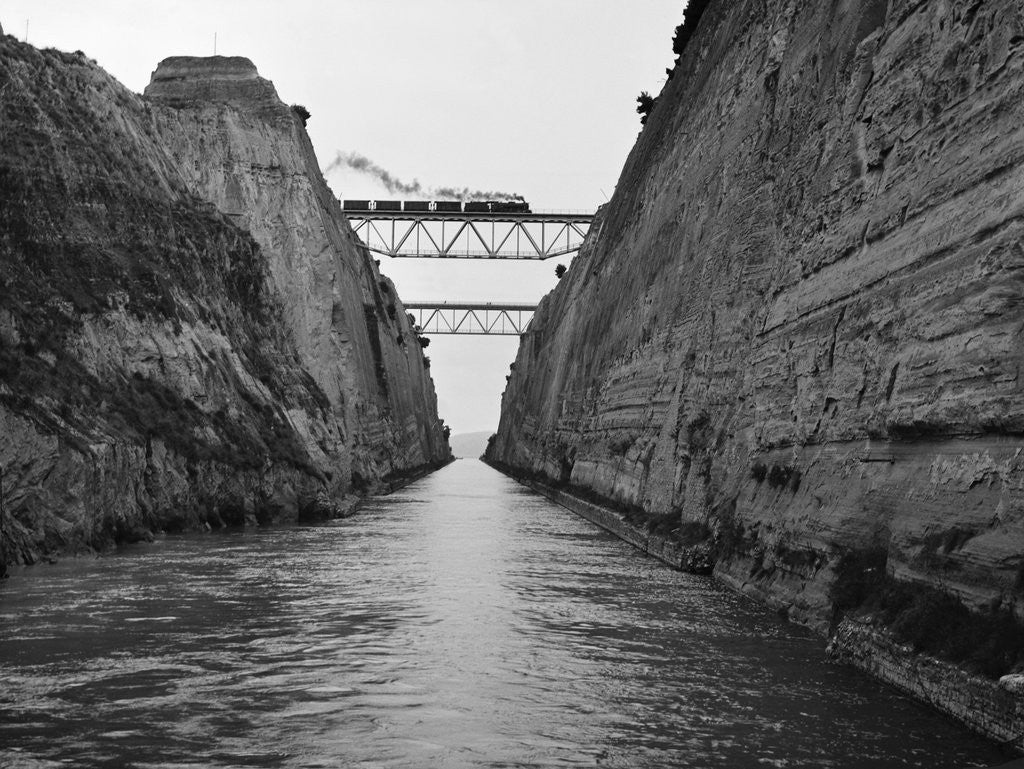 Detail of Corinth Canal by Anonymous