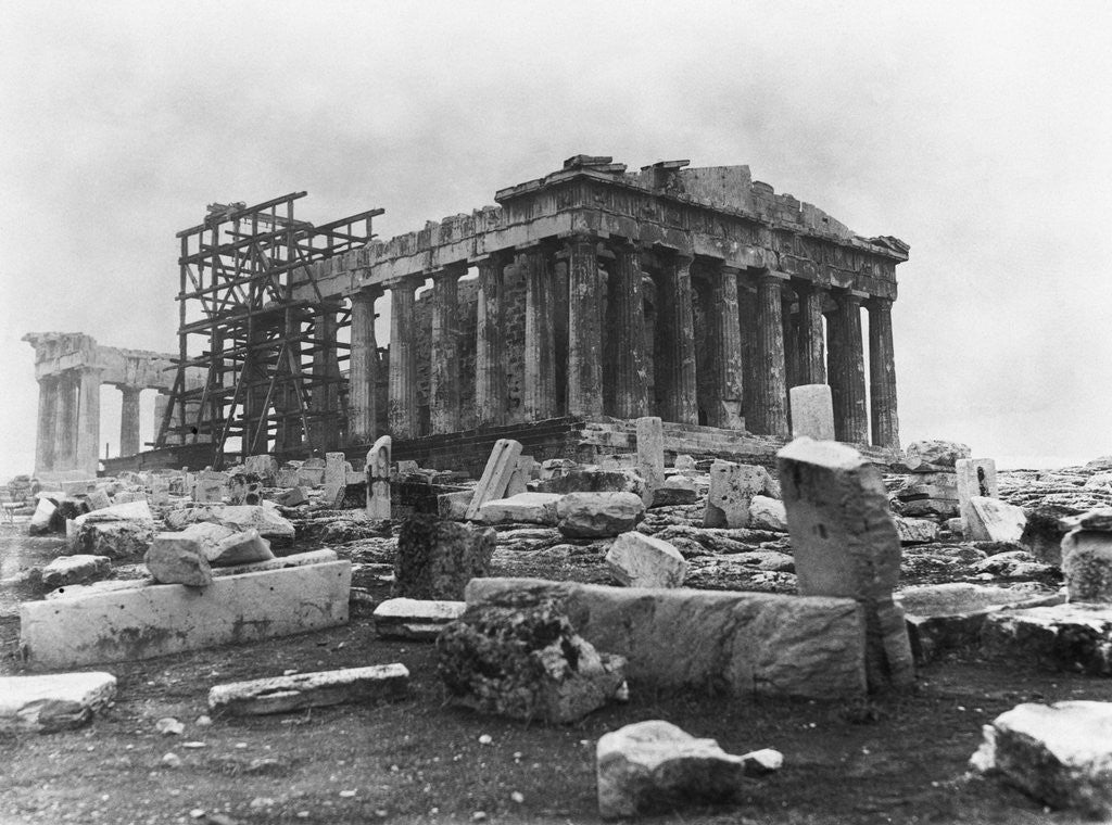 Detail of The Parthenon, Acropolis by Anonymous