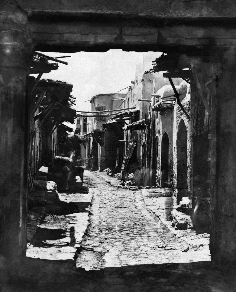 Detail of Narrow Damascene Street by Anonymous