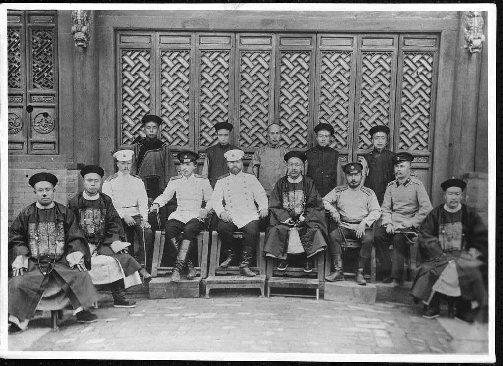 Detail of Russian and Japanese Officials by Anonymous