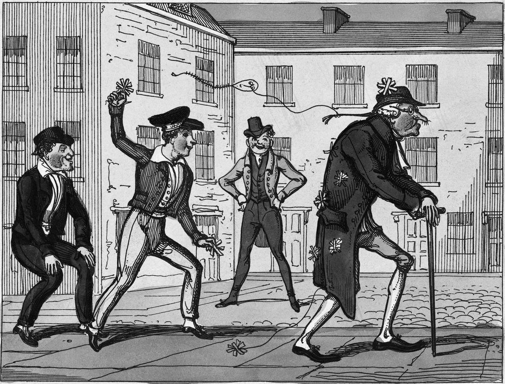 Detail of April Fool's Day by Anonymous