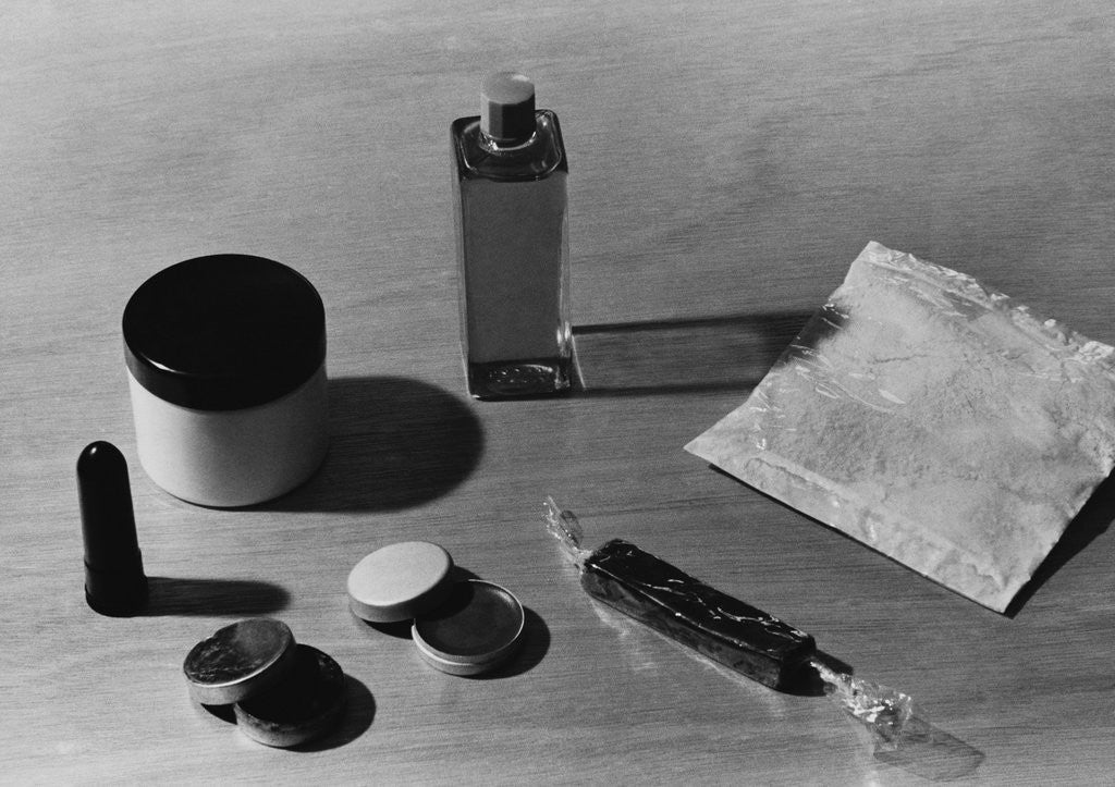 Detail of Unmarked Black Market Products by Anonymous