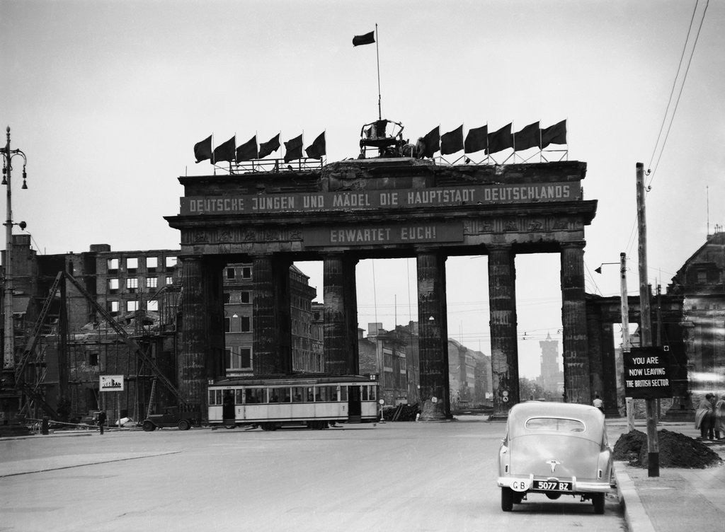 Detail of Brandenburg Gate by Anonymous