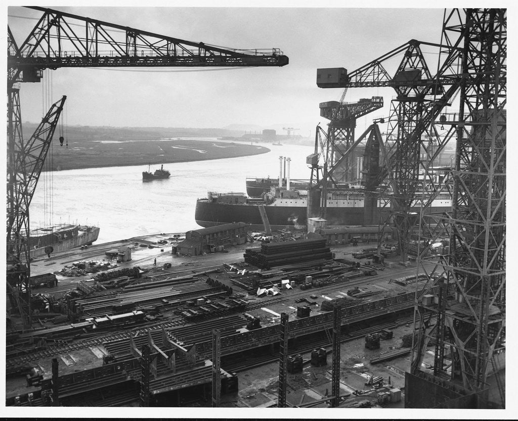 Detail of John Brown's Shipyard on the Clyde by Anonymous