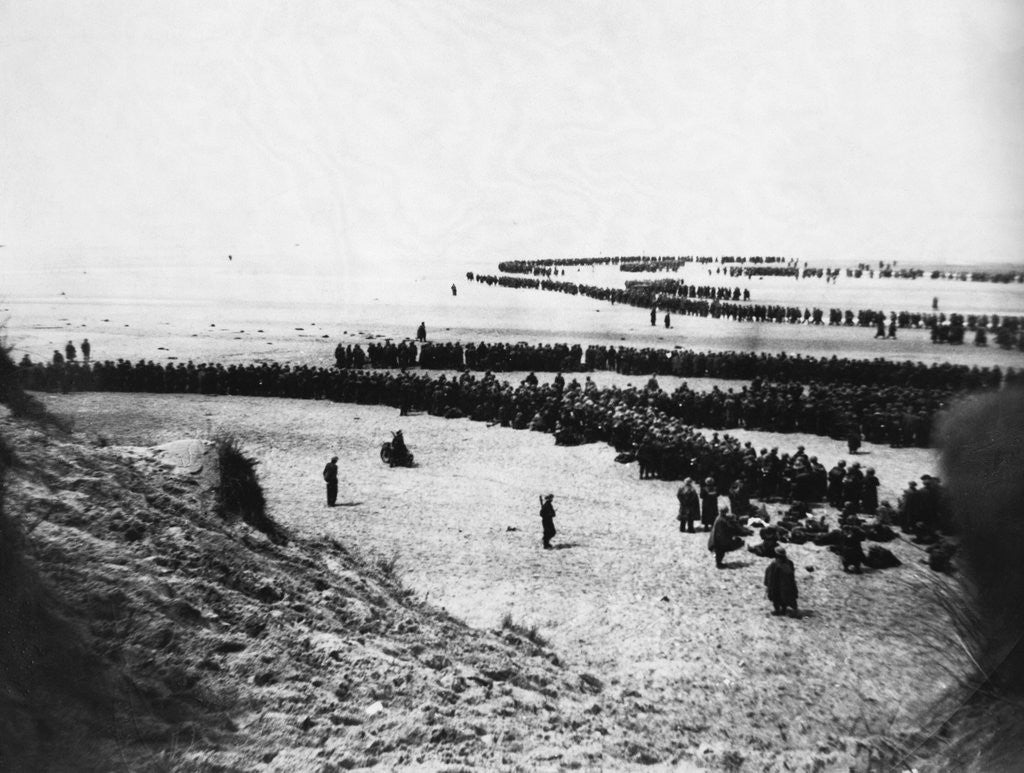 Detail of Troops Ready For Evacuation at Dunkirk by Anonymous
