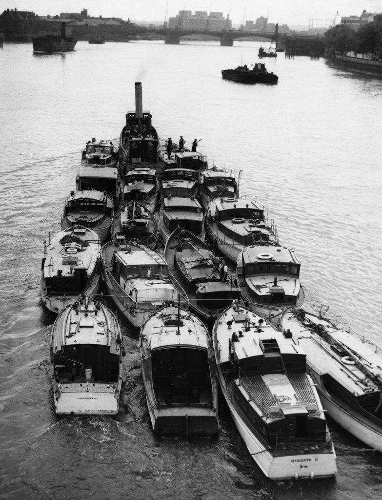 Detail of Boats From Dunkirk Evacuation by Anonymous
