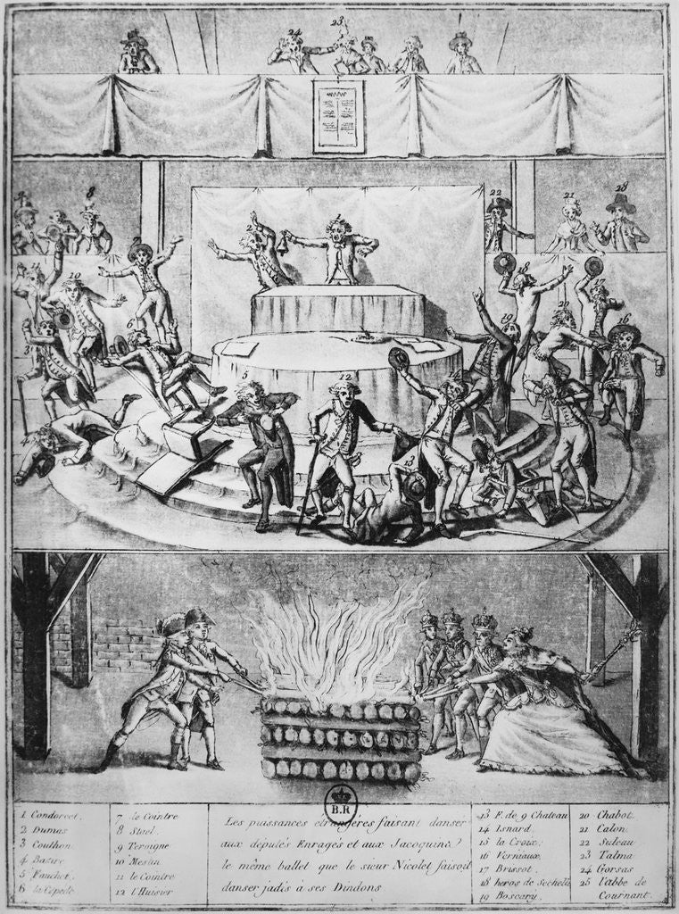 Detail of The Powers Threaten the National Assembly by Anonymous
