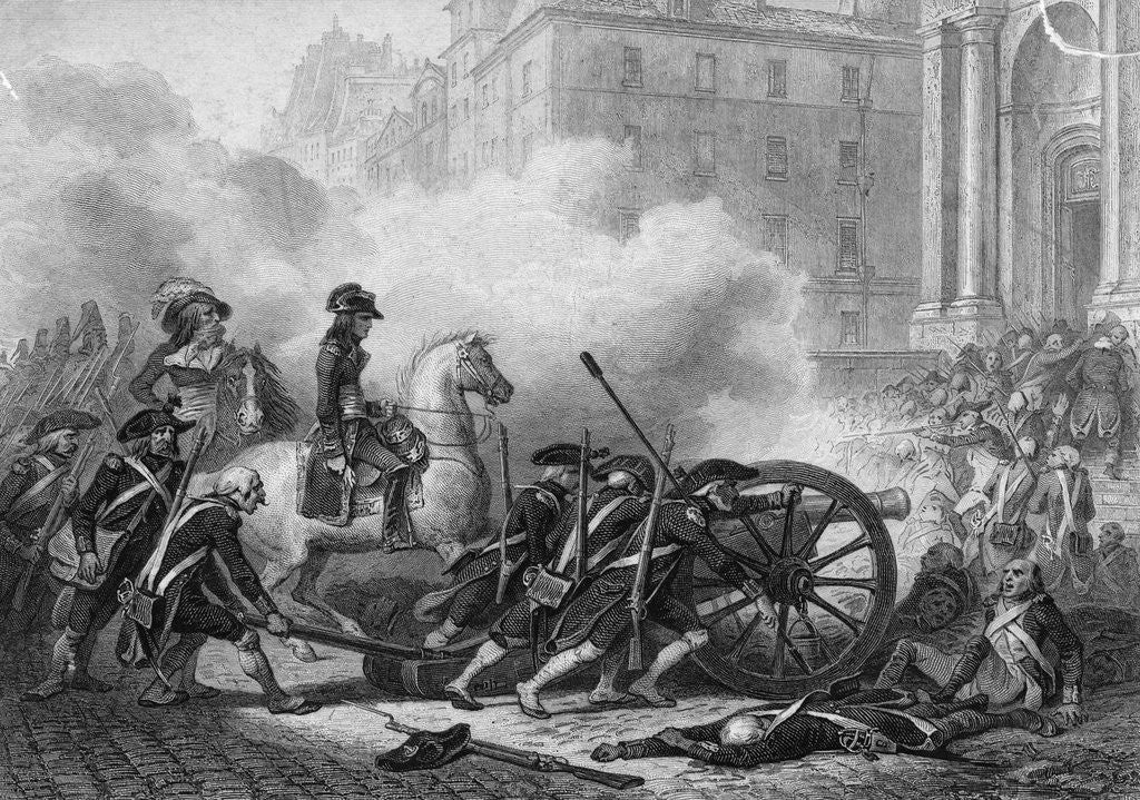 Detail of Napoleon Storms the Church of St. Roch by Anonymous