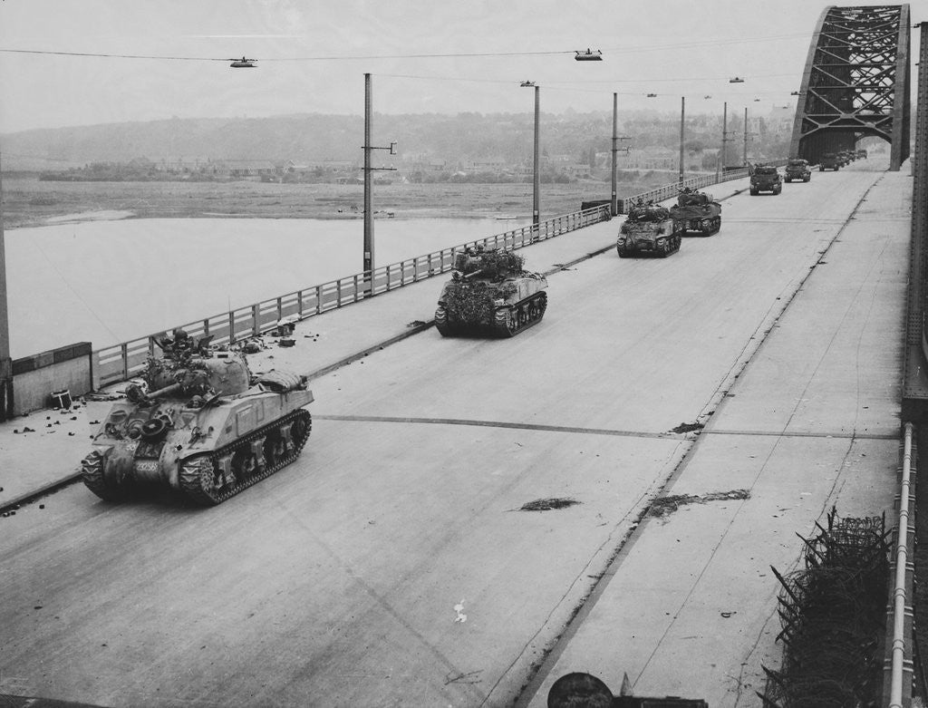 Detail of Tanks Cross Nijmegen Bridge by Anonymous