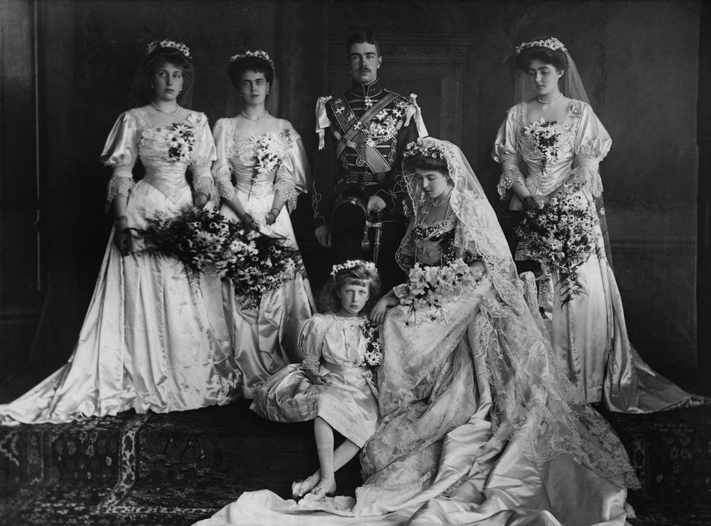 Detail of Wedding Party of Princess Margaret of Connaught by Anonymous